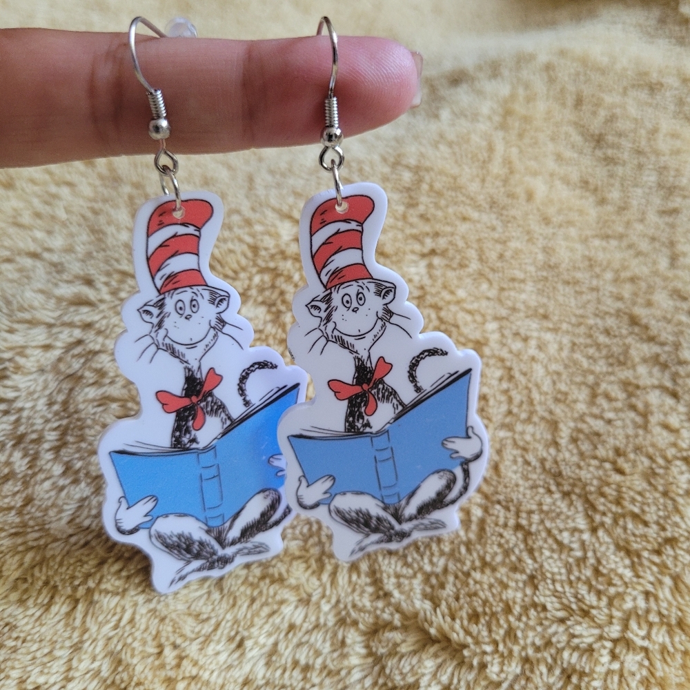 Dr. Seuss inspired earrings